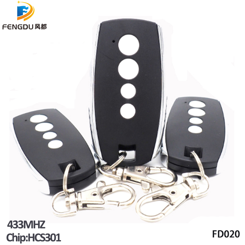 Bottle Opener Keyring - Universal garage door remote control 433MHZ