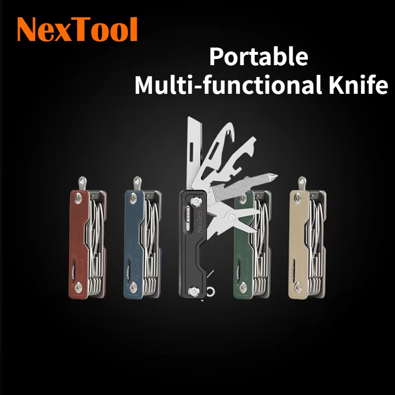 Multitool Credit Card - NexTool 10-in-1 Key Knife Mini Folding