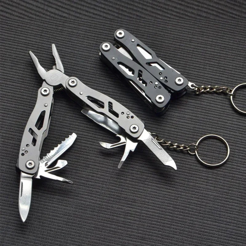 Multitool Credit Card - MiniPortableOutdoor Camping Pliers Multitool Keychain Multi-functional