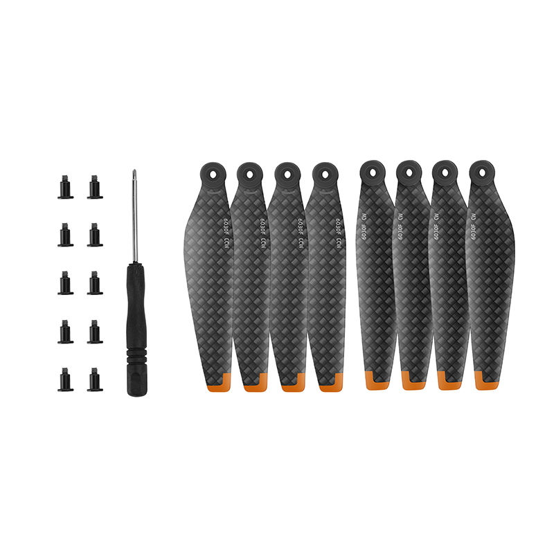 Micro Screwdriver Kit - 8pcs Carbon Fiber Propellers 6030F Blades