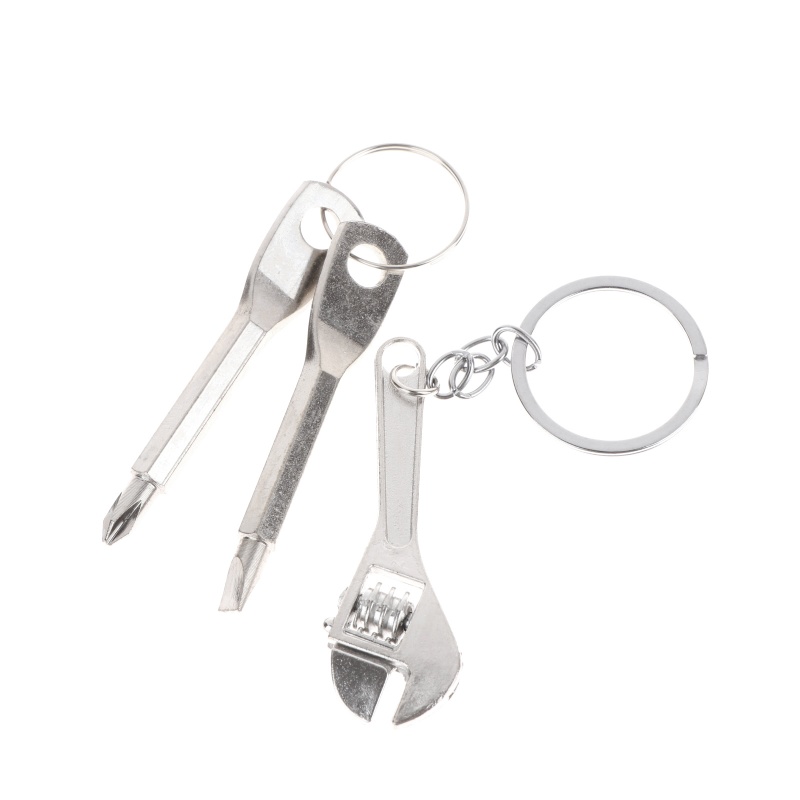 Micro Screwdriver Kit - New 3Pcs/Set Multifunctional Wrench Keychain Mini