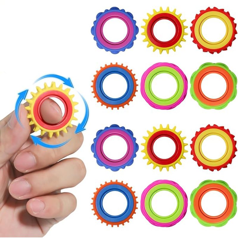 6PCS Rotating Fidget Ring for  – Fidget Spinner Bearing recenzja i cena