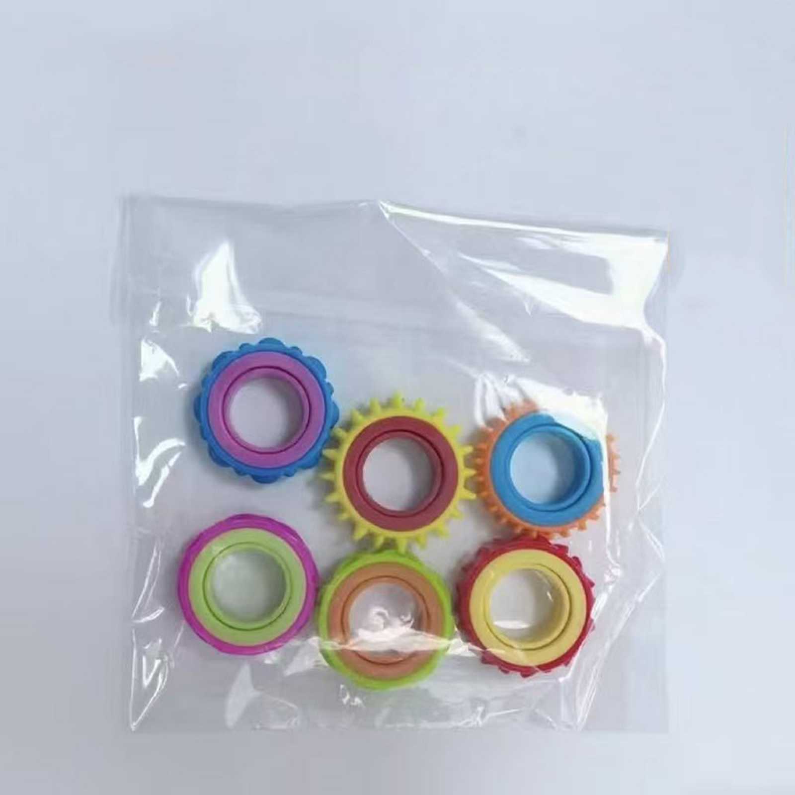 6PCS Rotating Fidget Ring for  – Fidget Spinner Bearing recenzja i cena