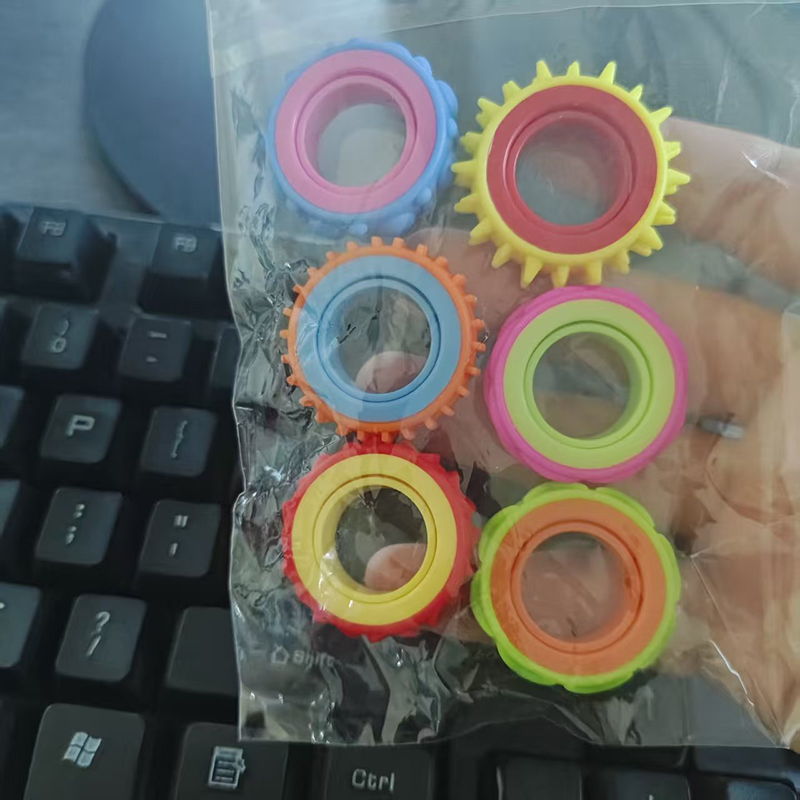 6PCS Rotating Fidget Ring for  – Fidget Spinner Bearing recenzja i cena