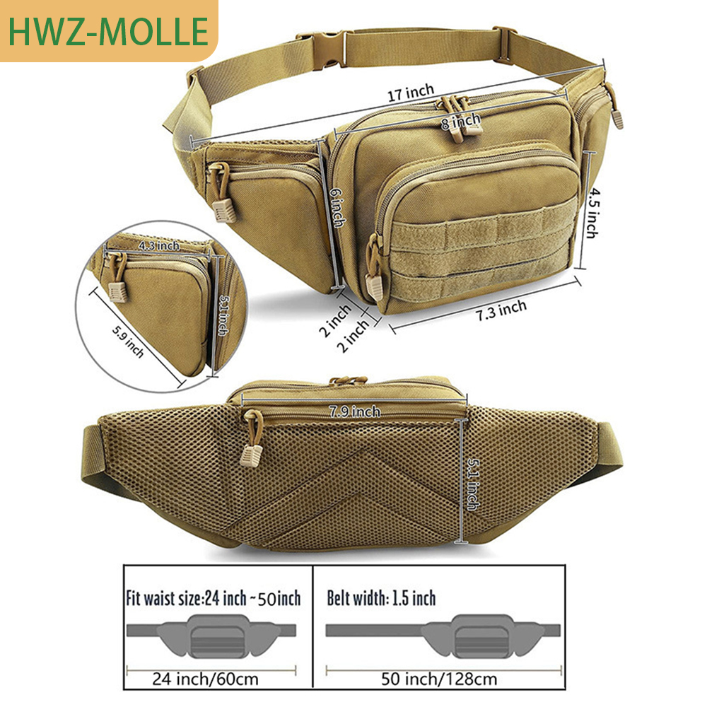 Tactical Molle Fanny Pack Wais – Edc Carry Fanny Pack recenzja i cena