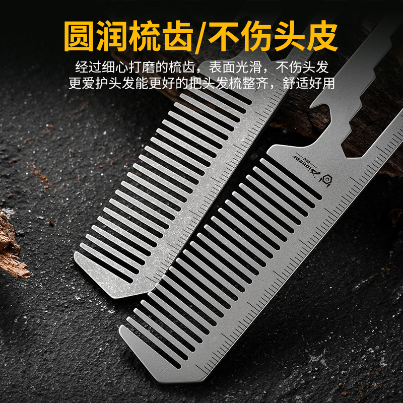 TC4 Titanium Alloy Comb, Bottl – Comb Pocket Titanium recenzja i cena