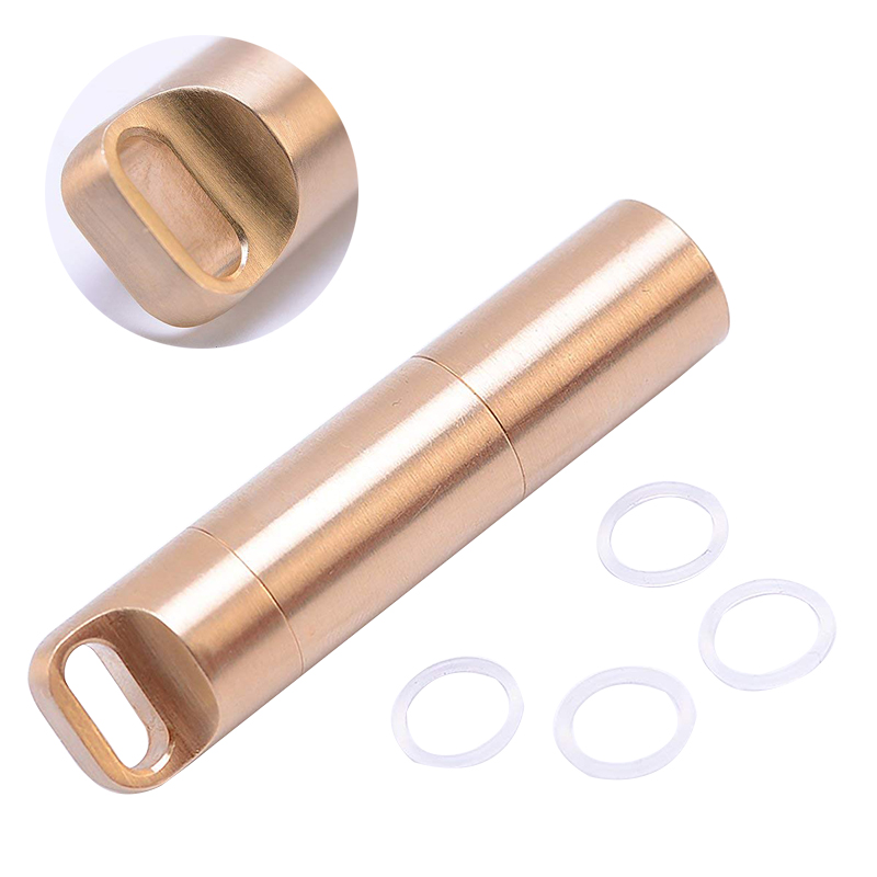 Waterproof Brass Airtight Wate – Pill Fob Capsule recenzja i cena