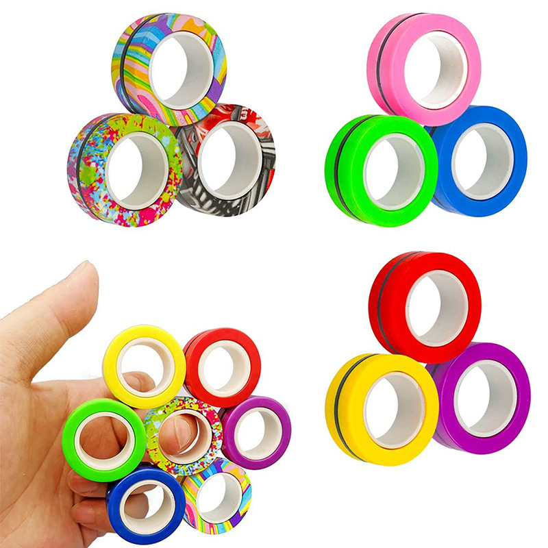 3PCS Fingertip Magnetic Rings  – Fidget Spinner Bearing recenzja i cena