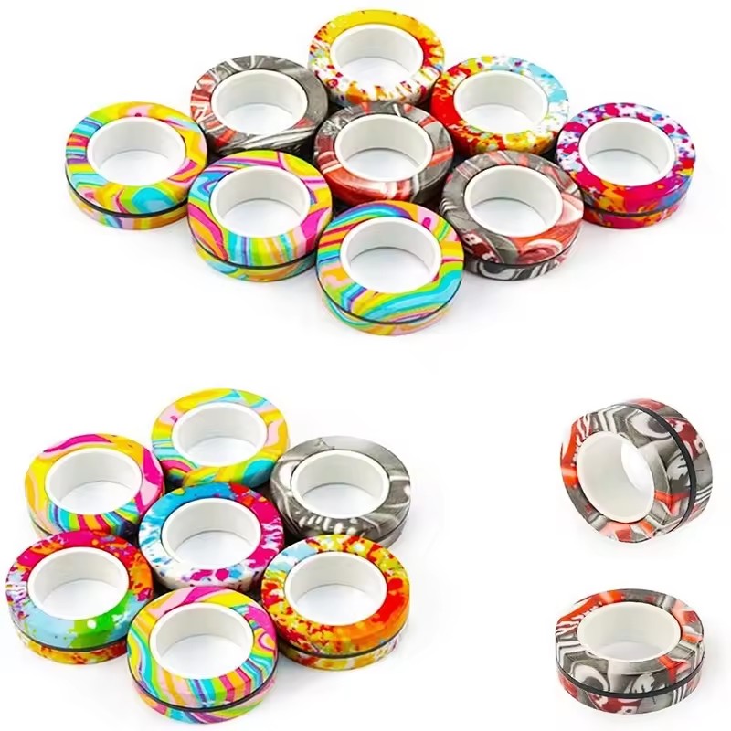 3PCS Fingertip Magnetic Rings  – Fidget Spinner Bearing recenzja i cena