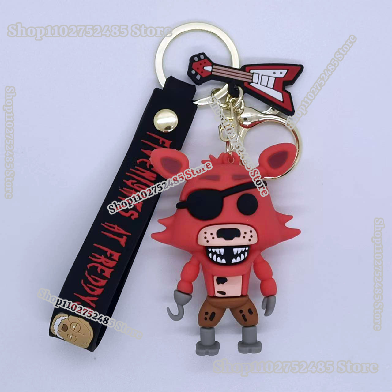5pcs Cartoon Anime FNAF Figure – Carabiner Keychain recenzja i cena