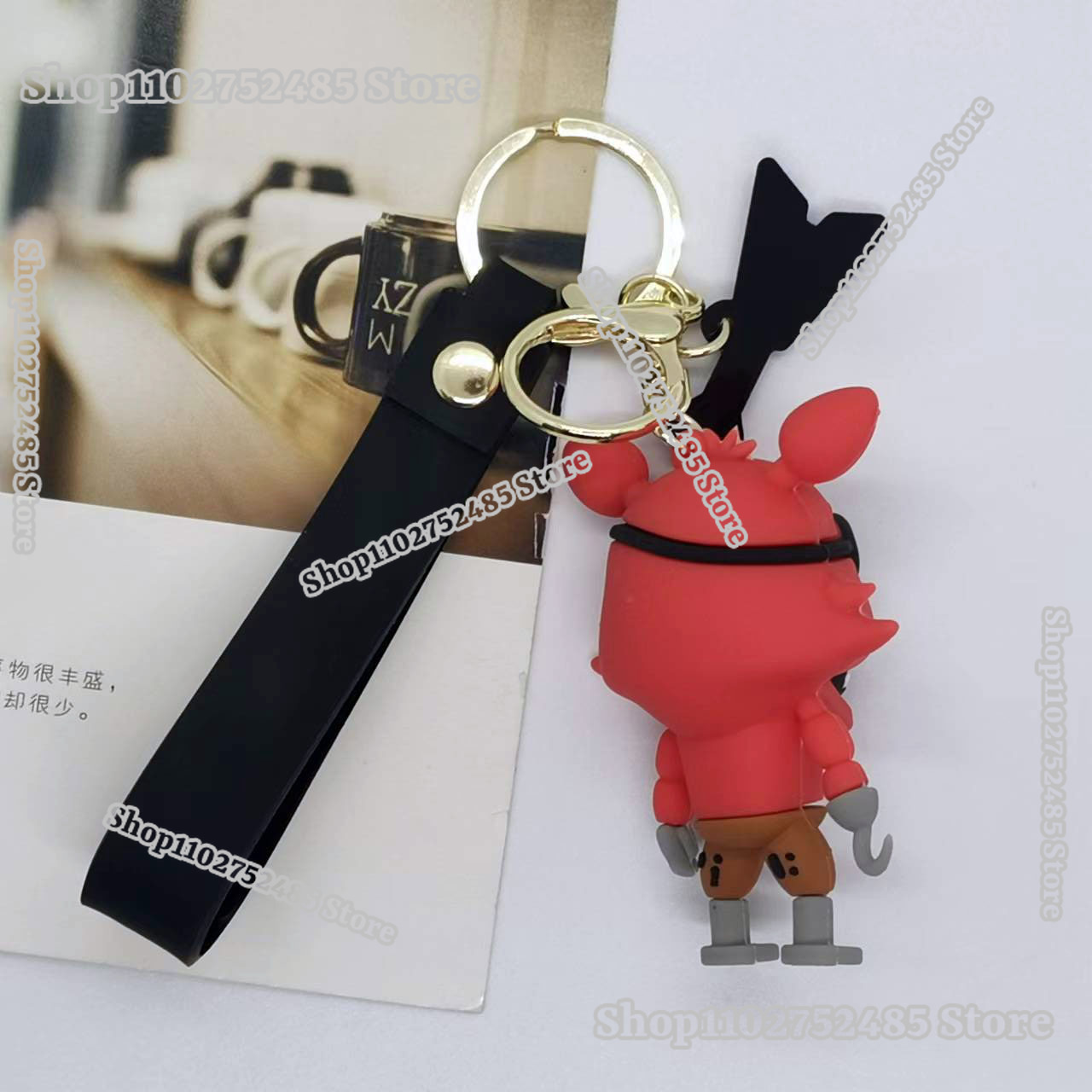 5pcs Cartoon Anime FNAF Figure – Carabiner Keychain recenzja i cena