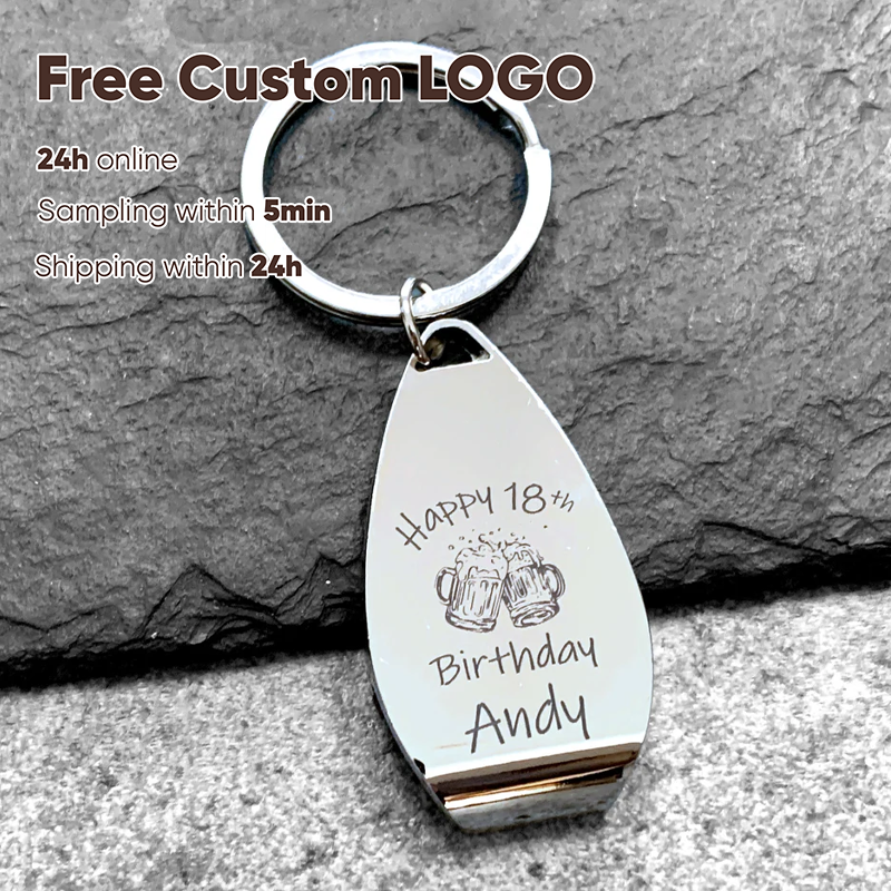 Free Personalized Metal Bottle – Bottle Opener Keyring recenzja i cena