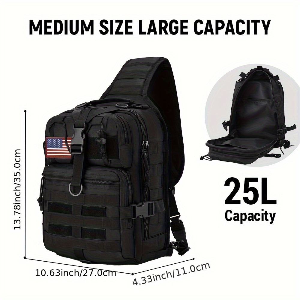 1pc 6.6gal Tactical Sling Back – Edc Everyday Carry Bag recenzja i cena