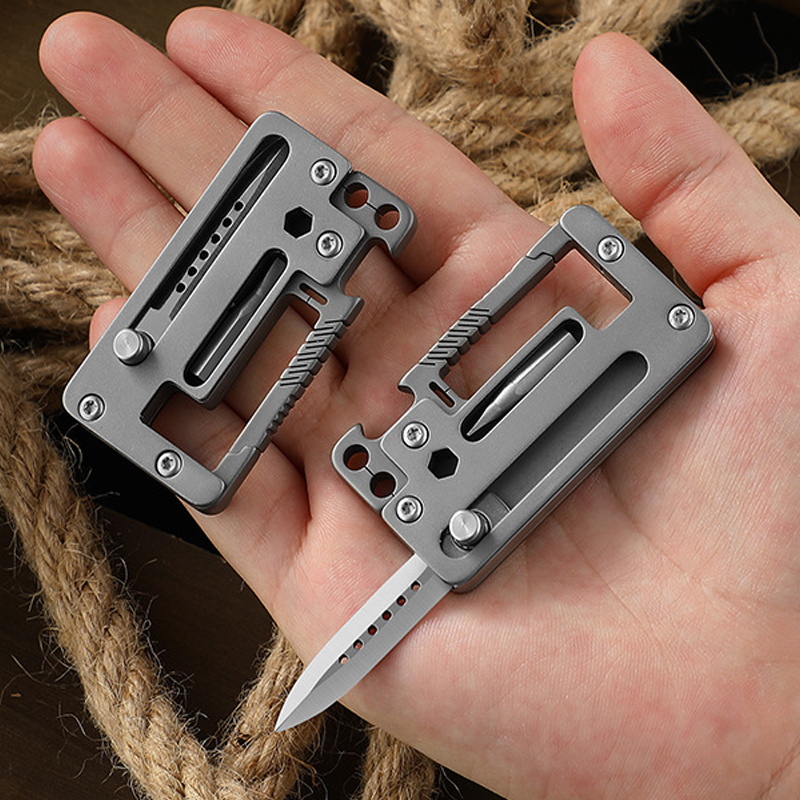 5 IN 1 Titanium Alloy Keychain – Multitool Credit Card recenzja i cena
