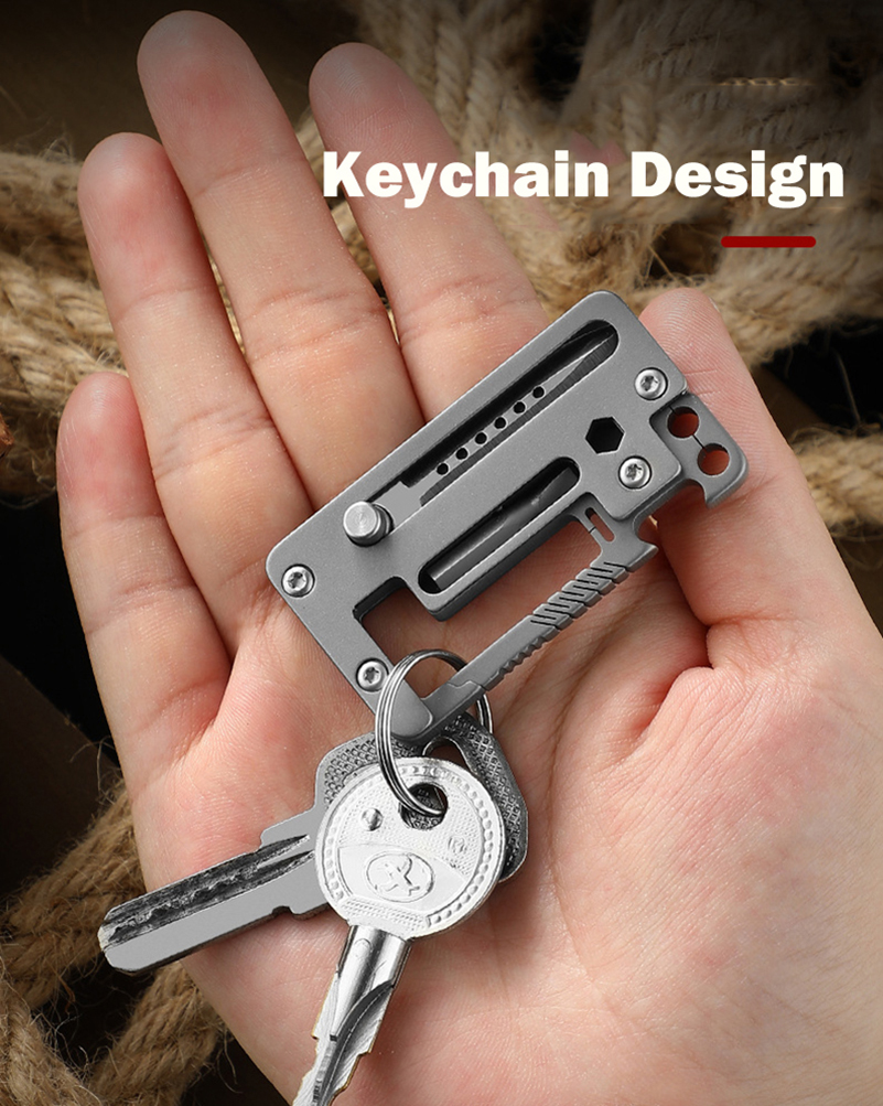 5 IN 1 Titanium Alloy Keychain – Multitool Credit Card recenzja i cena