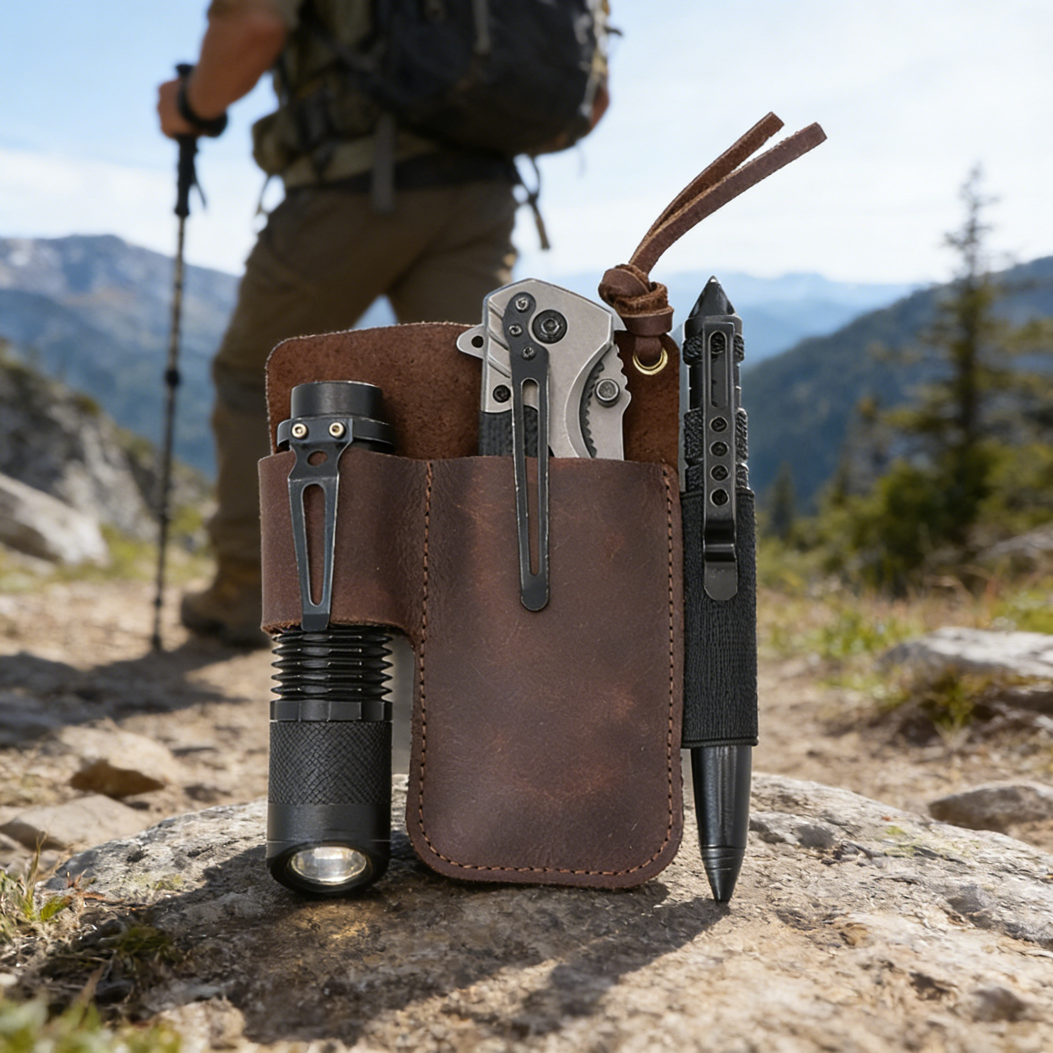 EDC Leather Flashlight Tool Ho – Edc Carry Holster recenzja i cena
