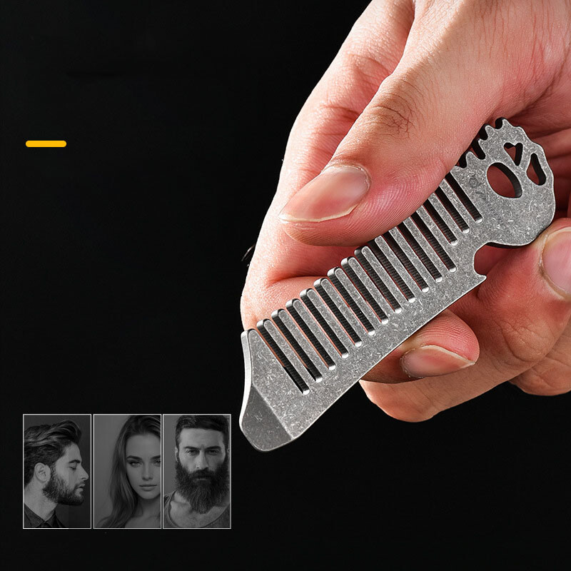 Titanium alloy comb with bottl – Comb Pocket Titanium recenzja i cena