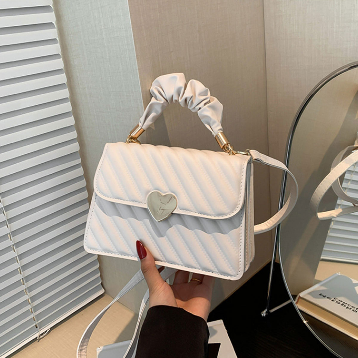 White fashion women's bag simp – Edc Carry Bag recenzja i cena