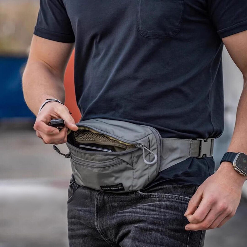 Mens Belt Bag with Adjustable  – Edc Carry Fanny Pack recenzja i cena