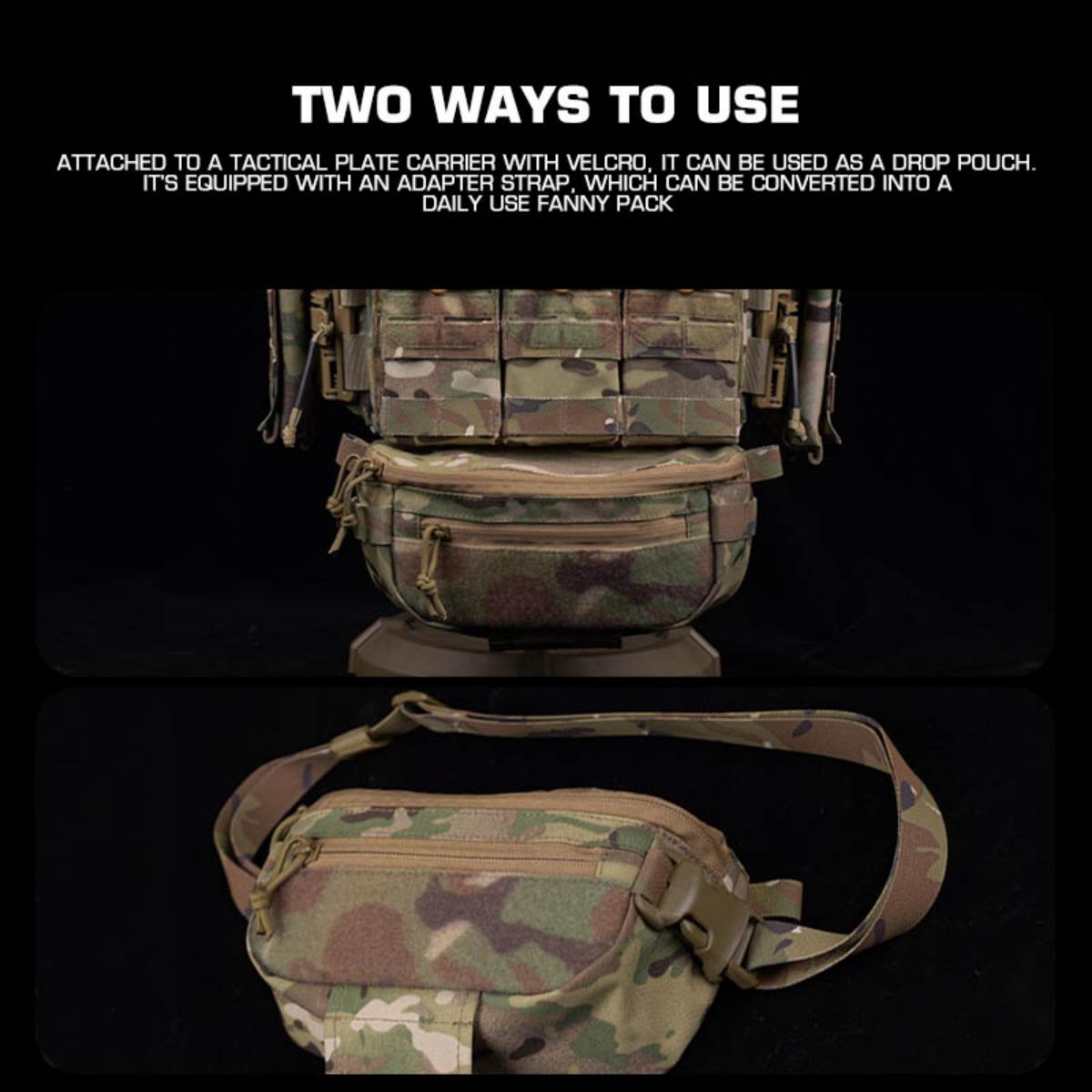DP Universal Drop Pouch Dual-P – Edc Carry Fanny Pack recenzja i cena
