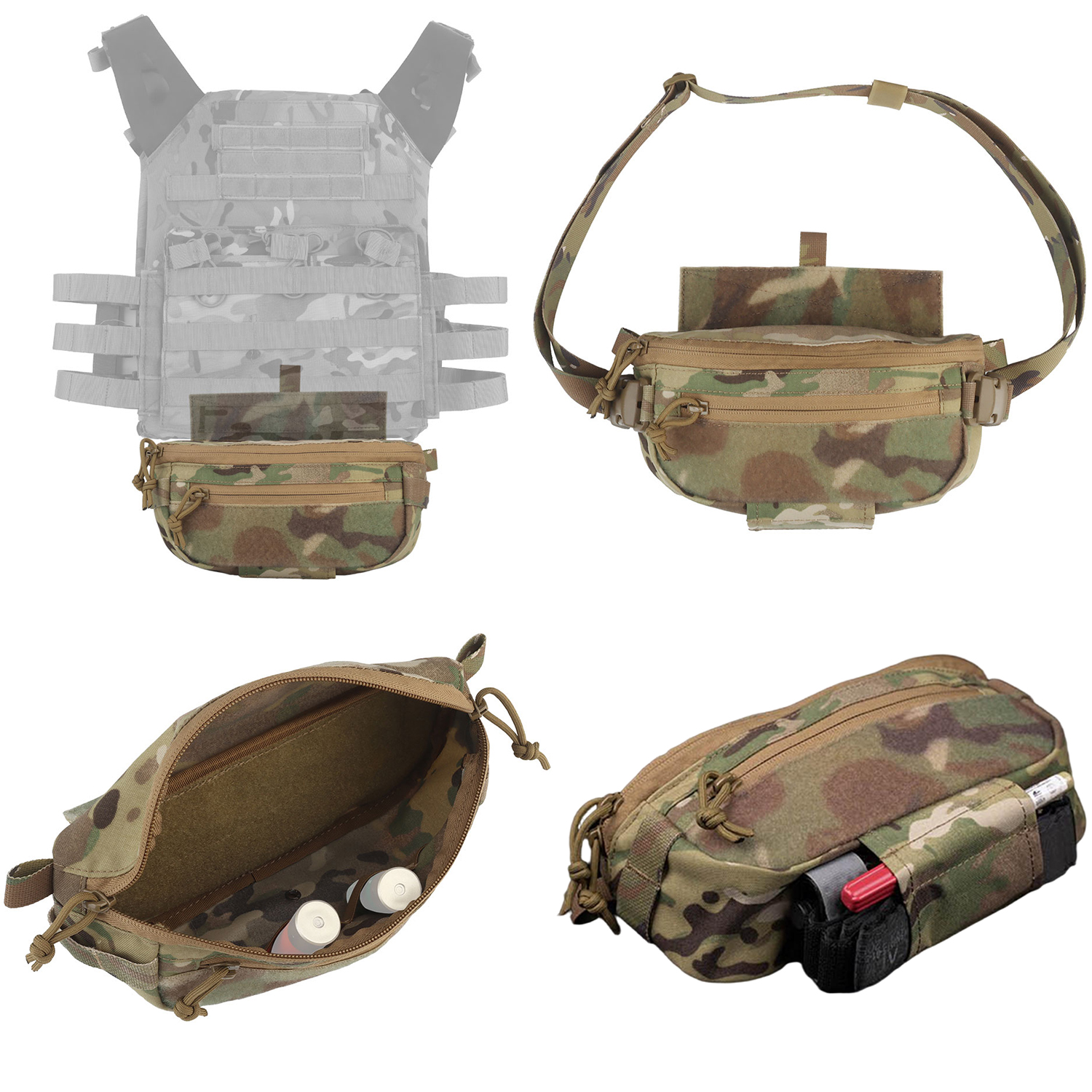 DP Universal Drop Pouch Dual-P – Edc Carry Fanny Pack recenzja i cena