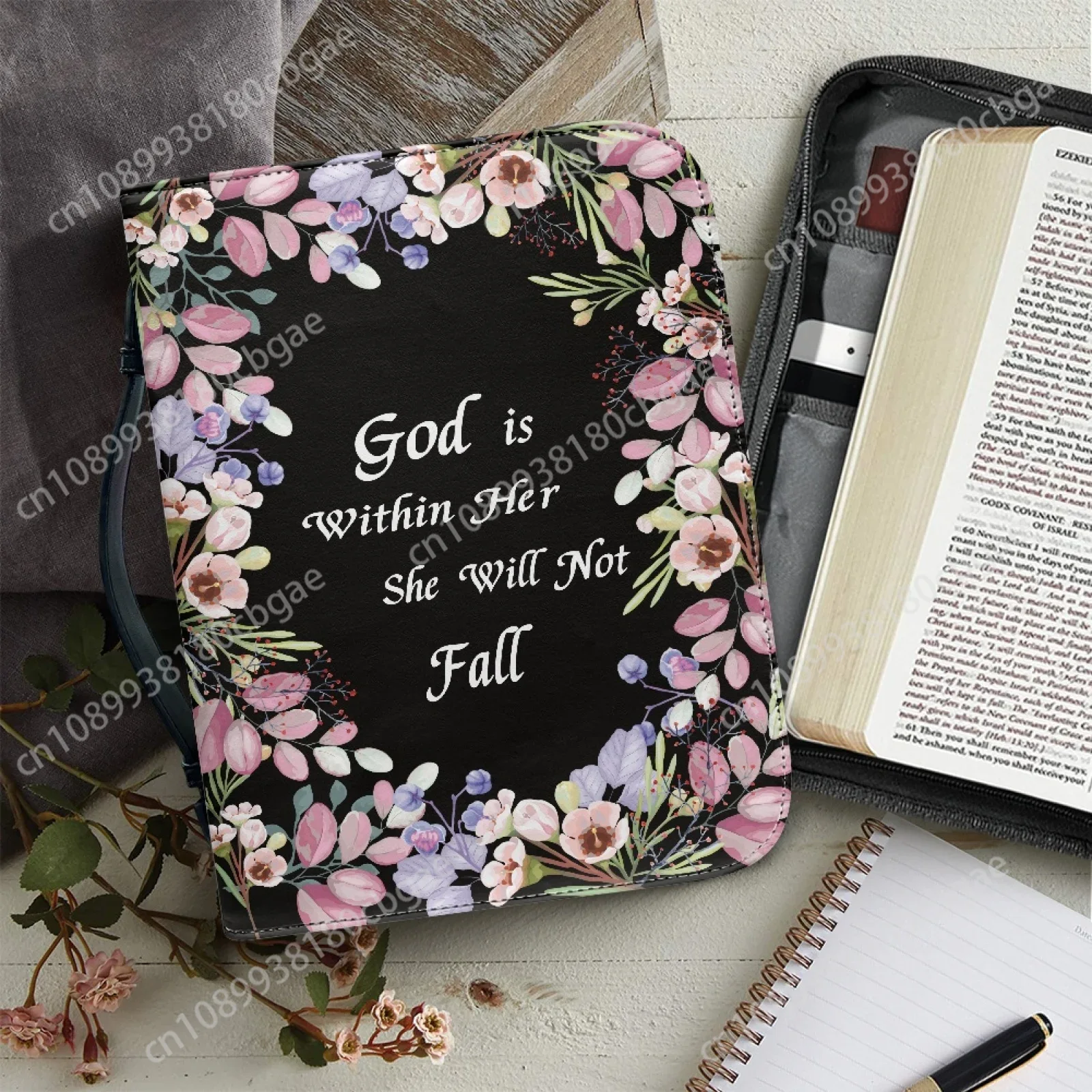 Flowers Verse Pattern Leather  – Edc Carry Bag recenzja i cena