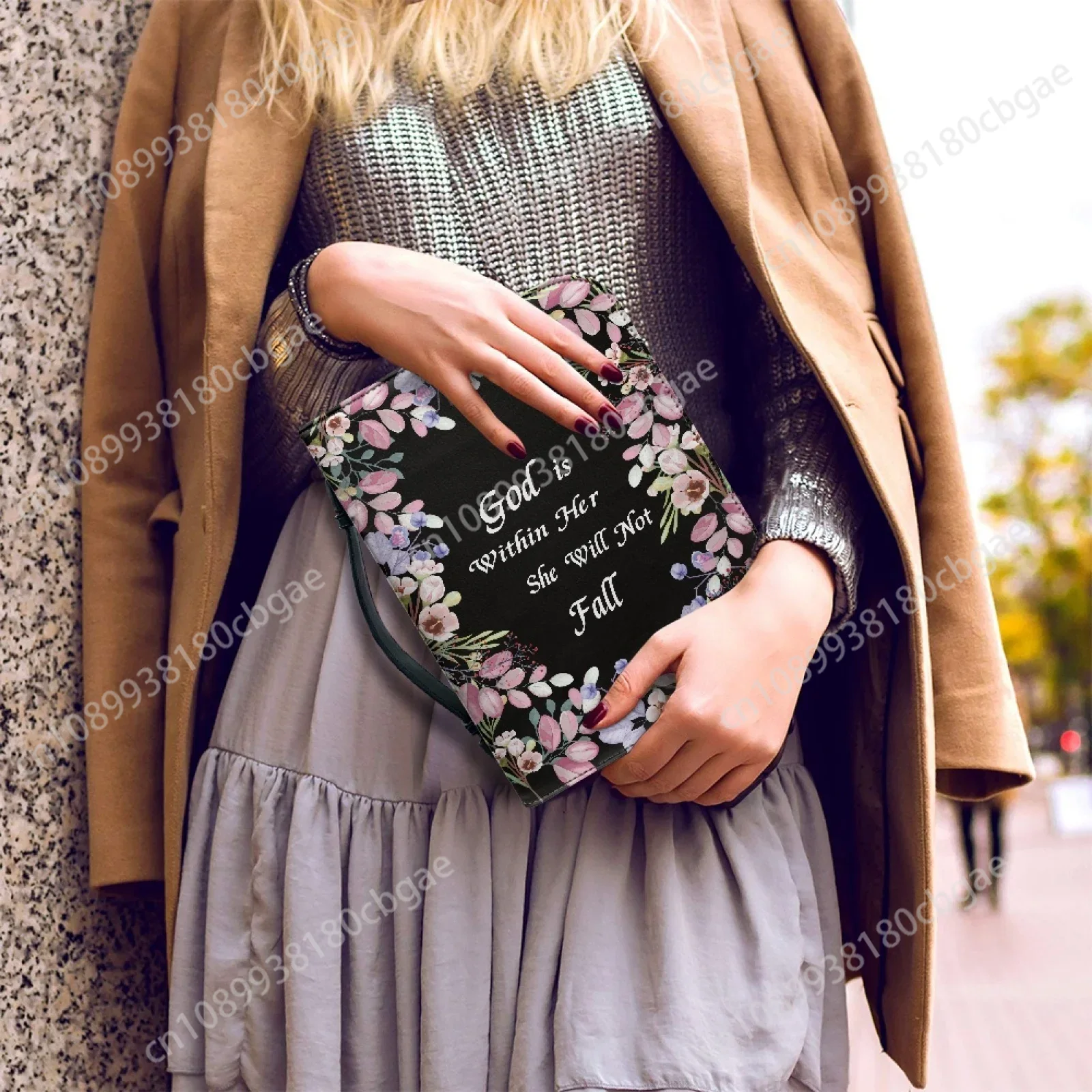 Flowers Verse Pattern Leather  – Edc Carry Bag recenzja i cena