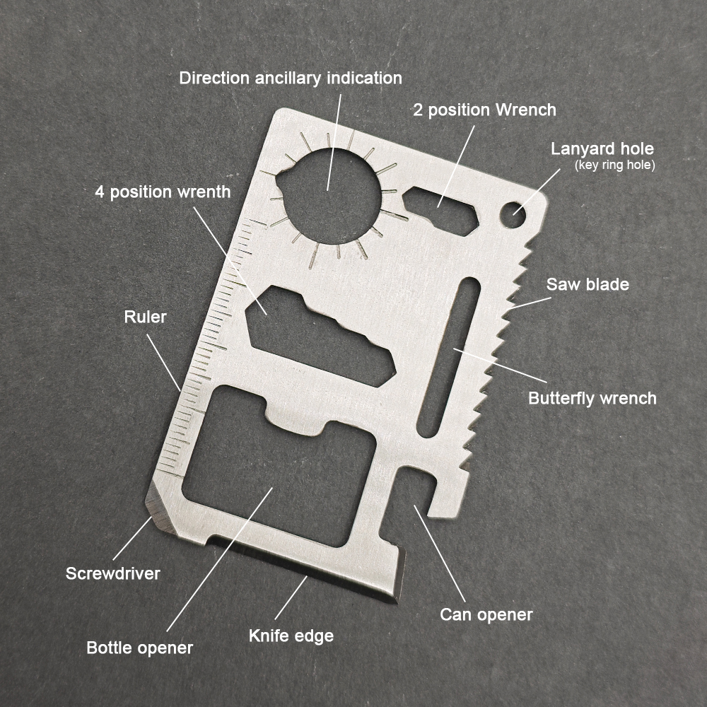 Stainless Steel EDC Pocket Too – Multitool Credit Card recenzja i cena