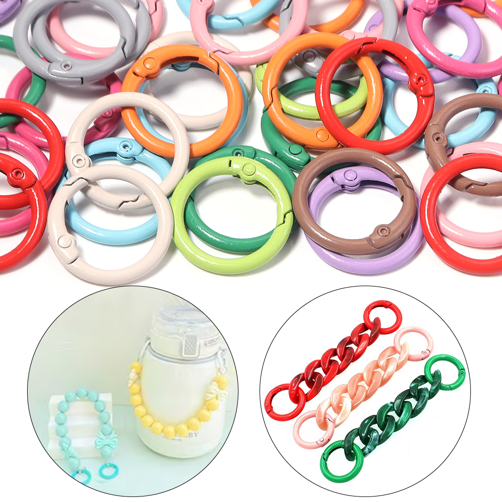 20Pcs/Lot Metal O Ring Spring  – Carabiner Keychain recenzja i cena