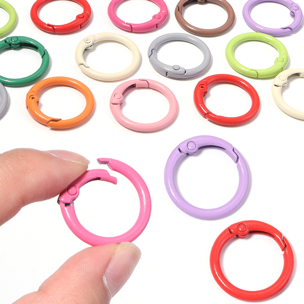 20Pcs/Lot Metal O Ring Spring  – Carabiner Keychain recenzja i cena