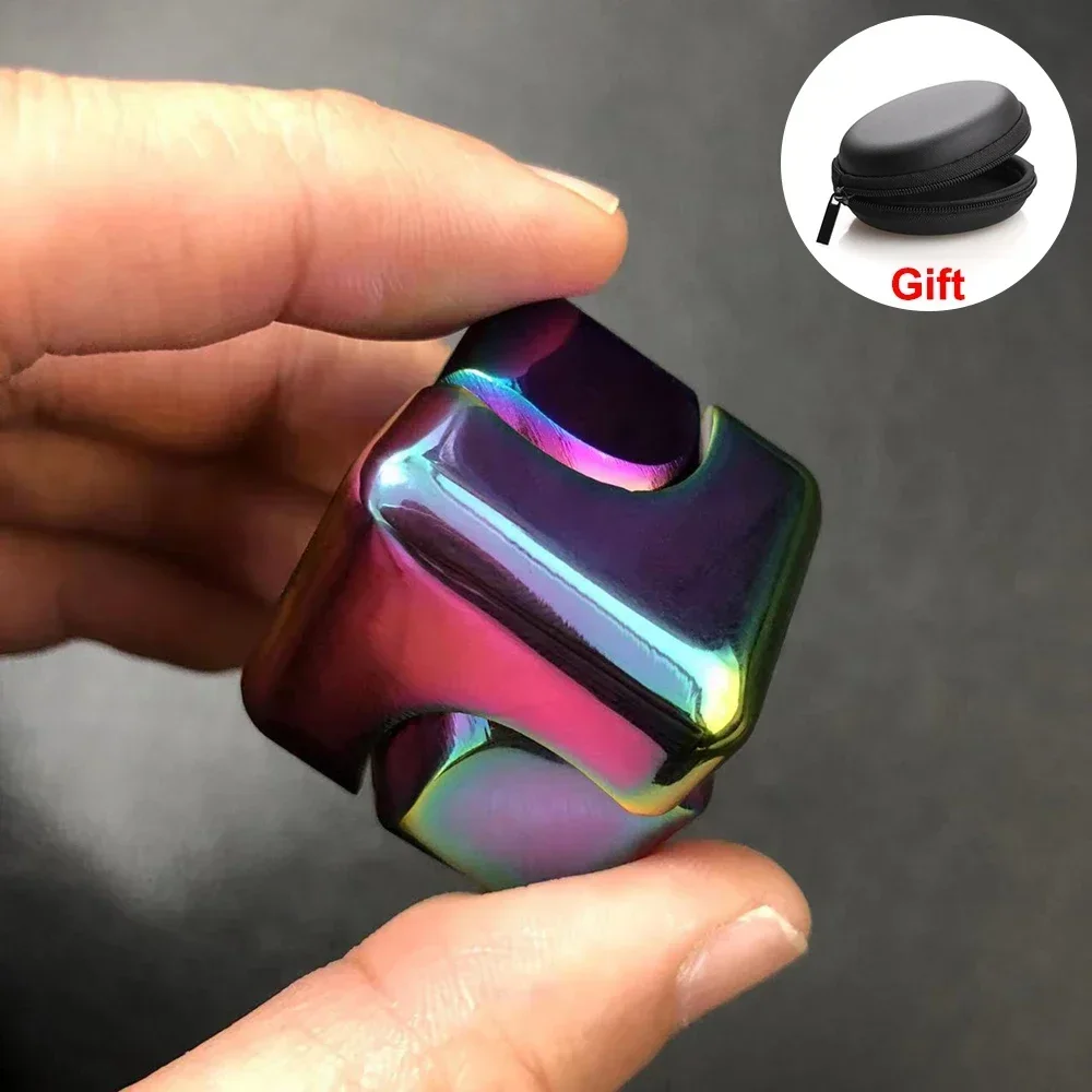 Metal Cube Rotating Fingertip  – Fidget Spinner Bearing recenzja i cena