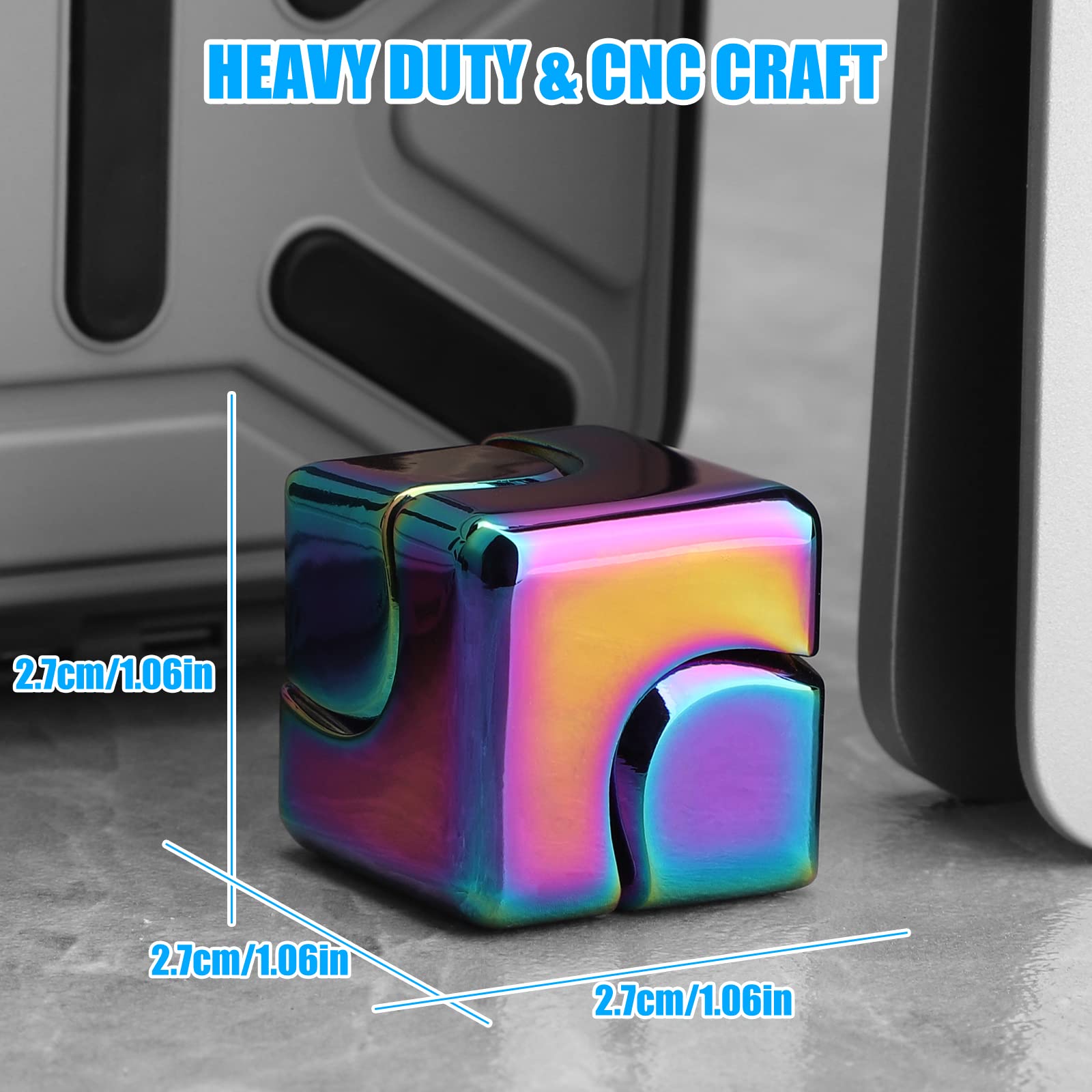Metal Cube Rotating Fingertip  – Fidget Spinner Bearing recenzja i cena