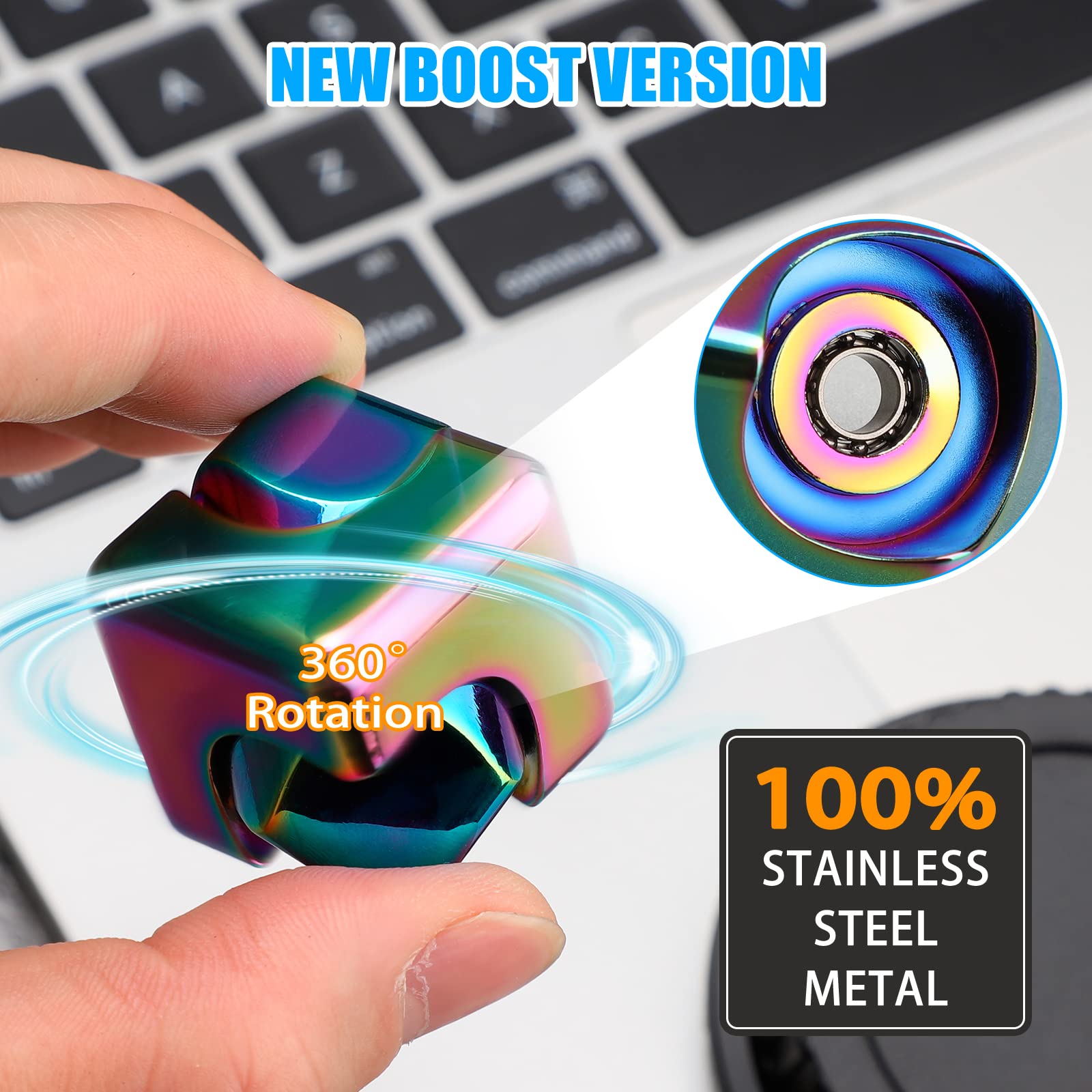 Metal Cube Rotating Fingertip  – Fidget Spinner Bearing recenzja i cena