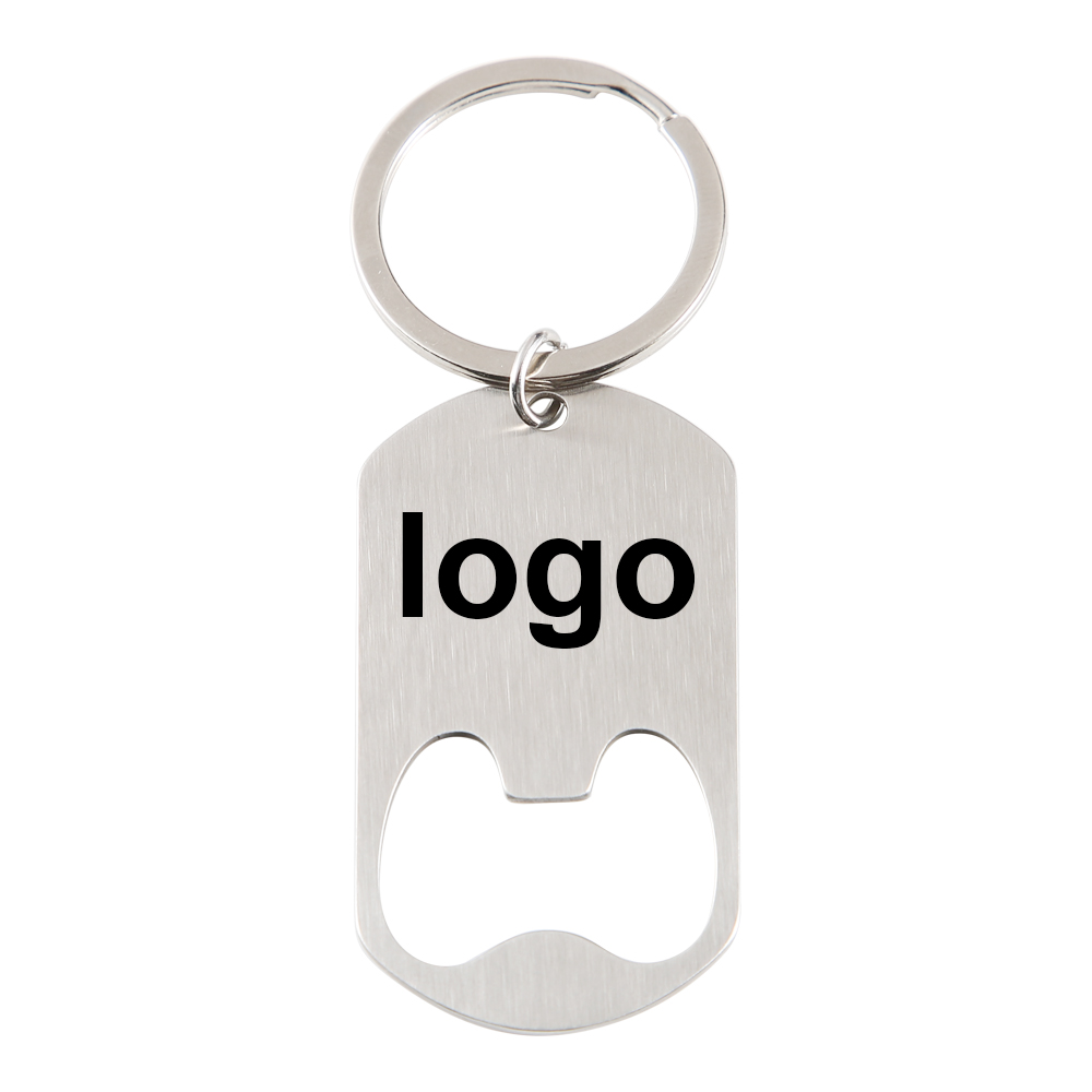 Custom Company Logo Stainless  – Bottle Opener Keyring recenzja i cena