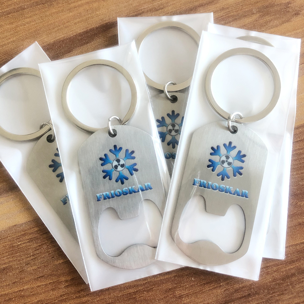 Custom Company Logo Stainless  – Bottle Opener Keyring recenzja i cena