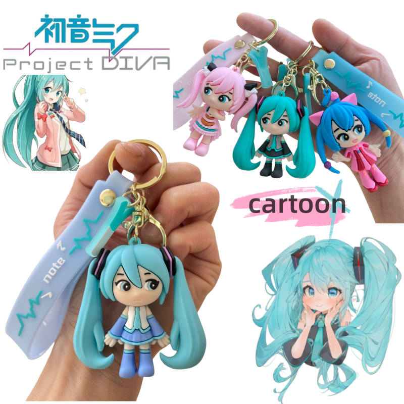 Hatsune Miku Keychain New Crea – Carabiner Keychain recenzja i cena