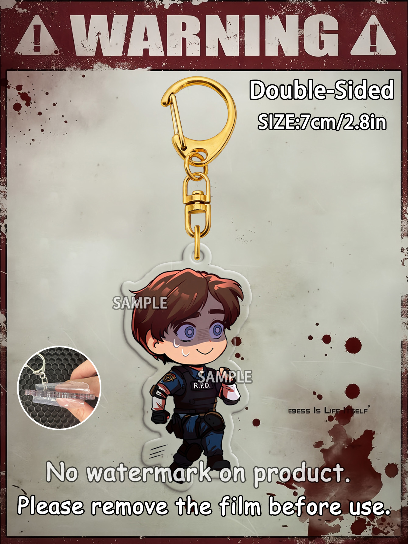 Leon Keychain，Biohazard 4 Keyc – Carabiner Keychain recenzja i cena