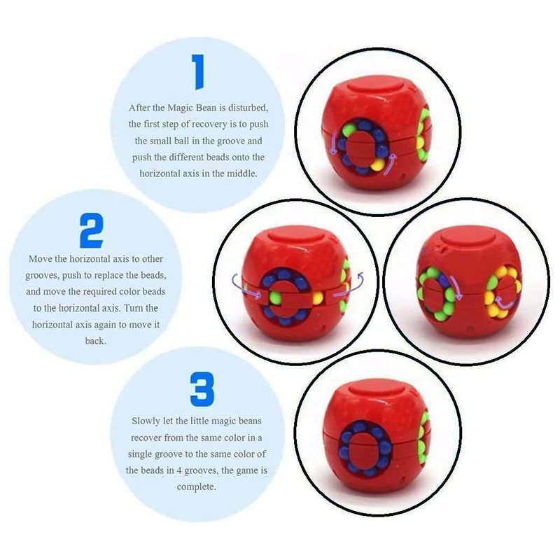Magic Bean Puzzle Cube Spinner – Fidget Spinner Bearing recenzja i cena