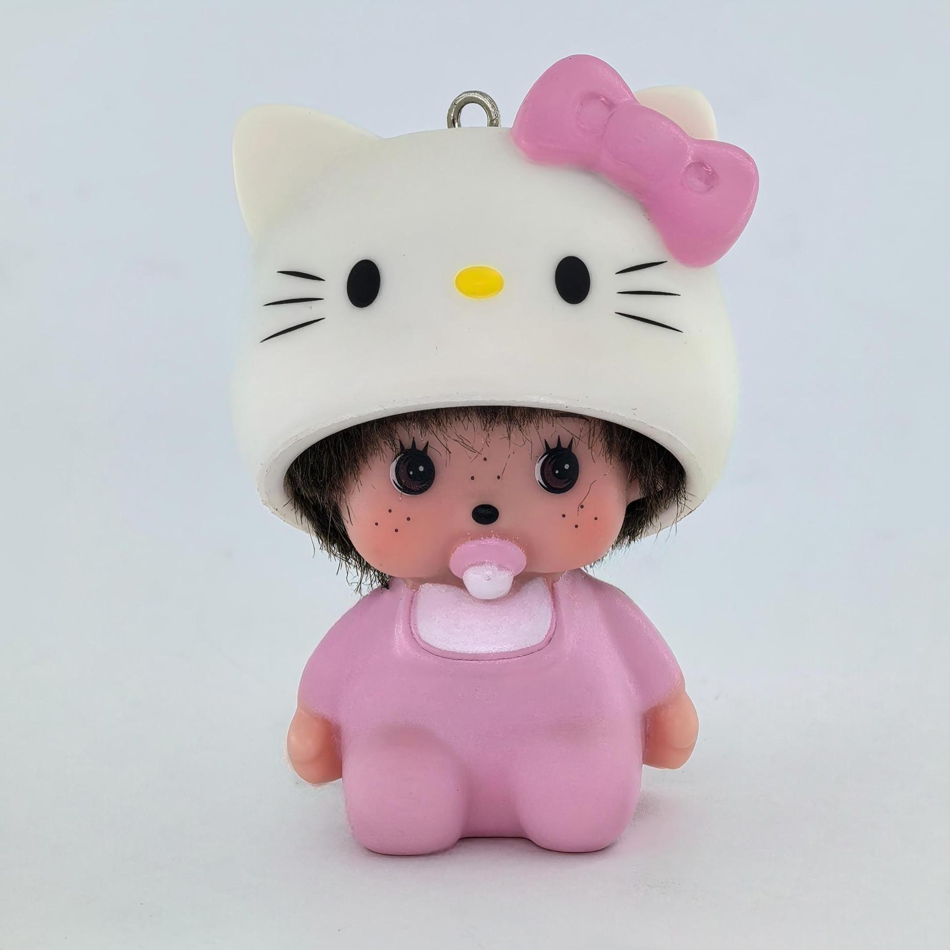 Hot Cute Hello Kitty Monchhich – Carabiner Keychain recenzja i cena