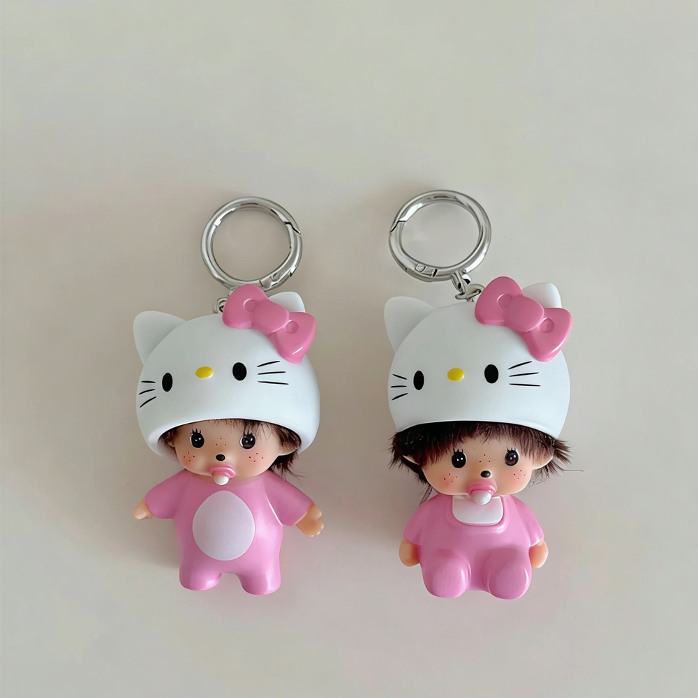 Hot Cute Hello Kitty Monchhich – Carabiner Keychain recenzja i cena