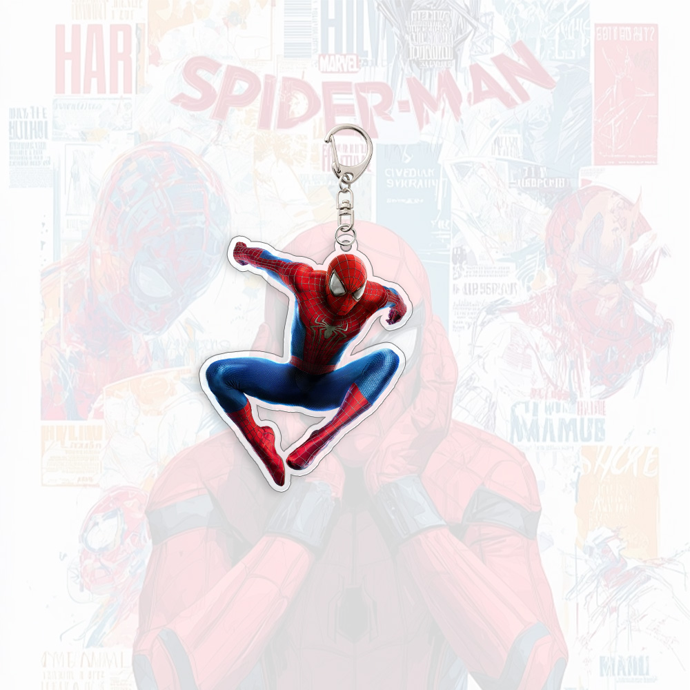 Spider Man Acrylic Keychain An – Carabiner Keychain recenzja i cena