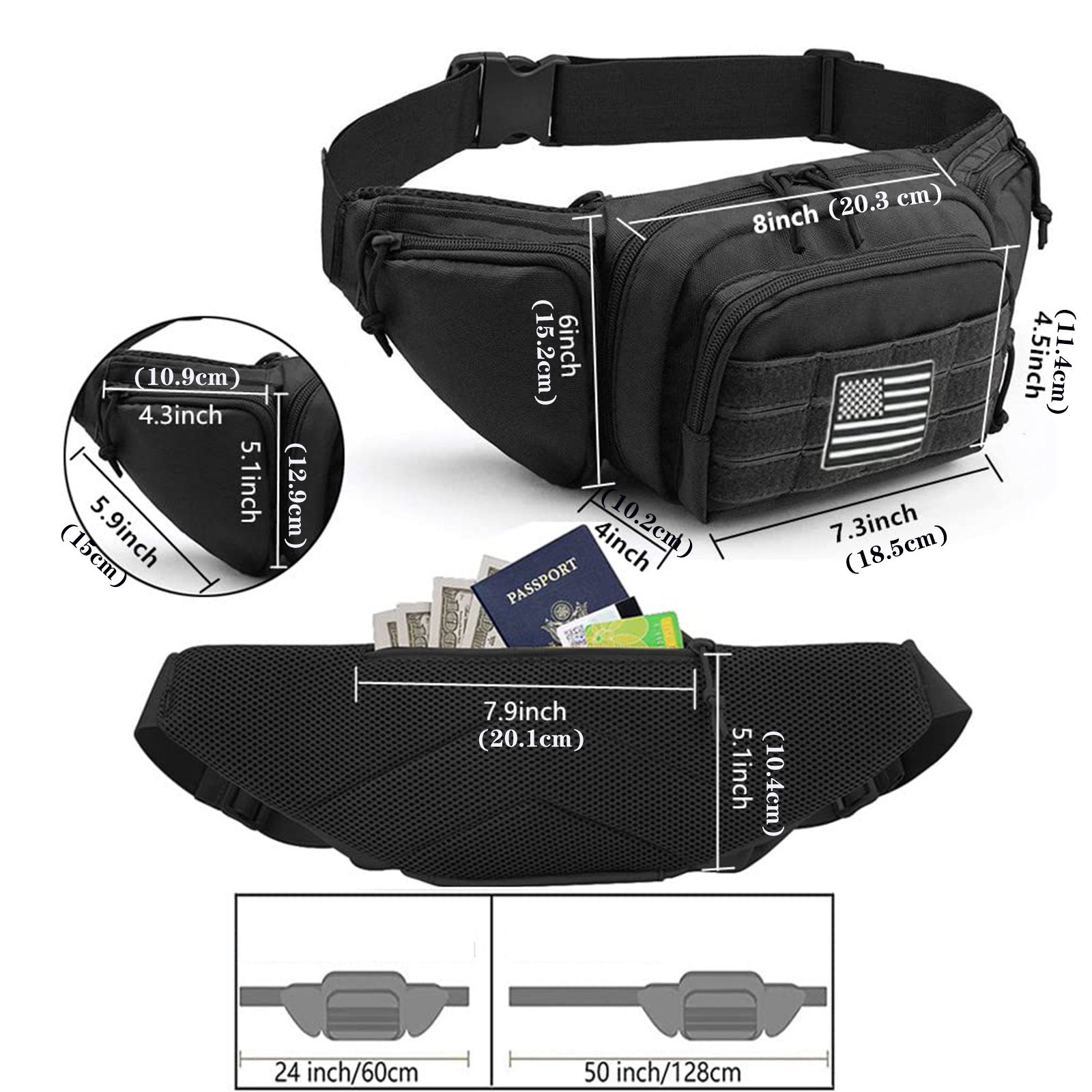 Tactical Fanny Pack Gun Holste – Edc Carry Fanny Pack recenzja i cena